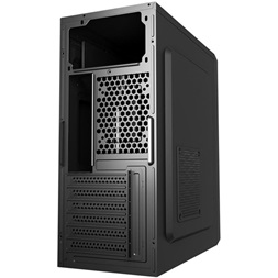 FSP CMT160 táp nélküli Mid Tower számítógépház fekete