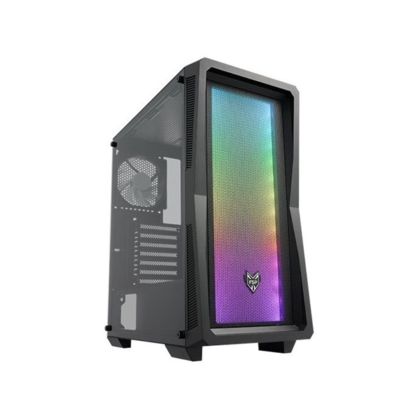 FSP CMT212 táp nélküli ablakos Mid Tower számítógépház fekete