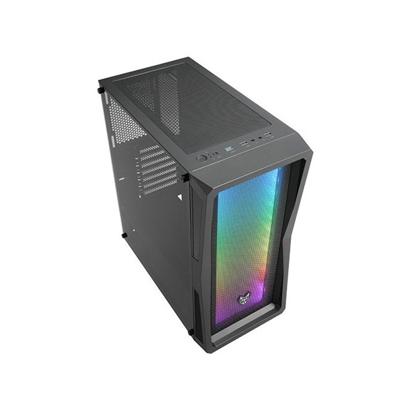 FSP CMT212 táp nélküli ablakos Mid Tower számítógépház fekete
