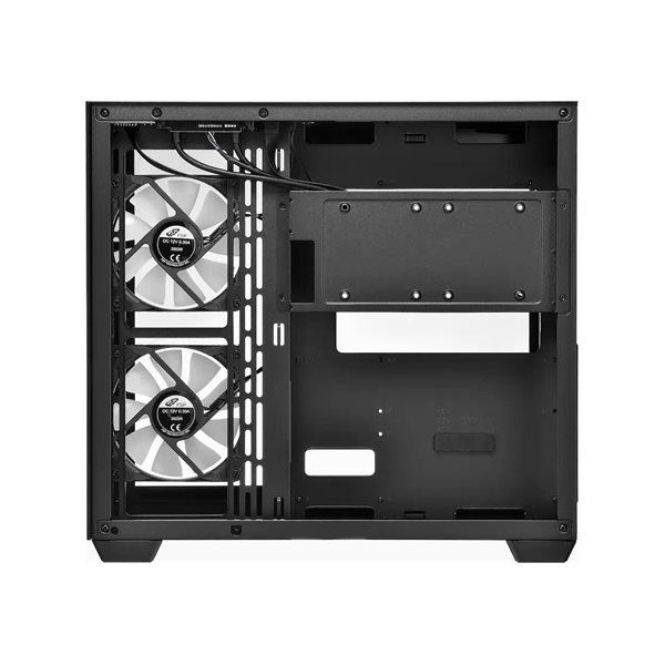 FSP CMT380B táp nélküli ablakos Mid Tower számítógépház fekete