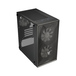 FSP CST130 Basic táp nélküli ablakos MT Mini Tower számítógépház fekete