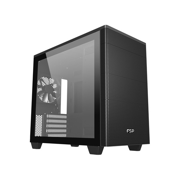 FSP CST360 B fekete (táp nélküli) ablakos mATX ház