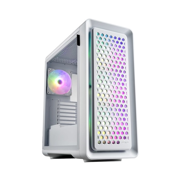FSP Ultra CUT593P fehér ablakos ATX ház