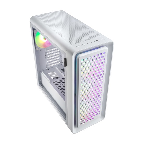 FSP Ultra CUT593P fehér ablakos ATX ház