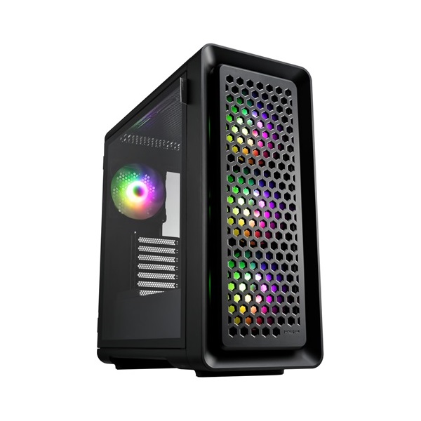 FSP Ultra CUT593P fekete ablakos ATX ház