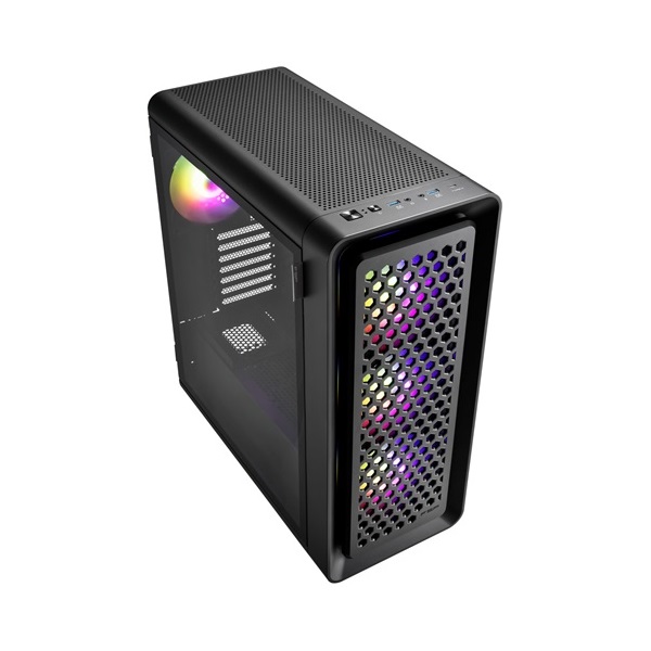 FSP Ultra CUT593P fekete ablakos ATX ház