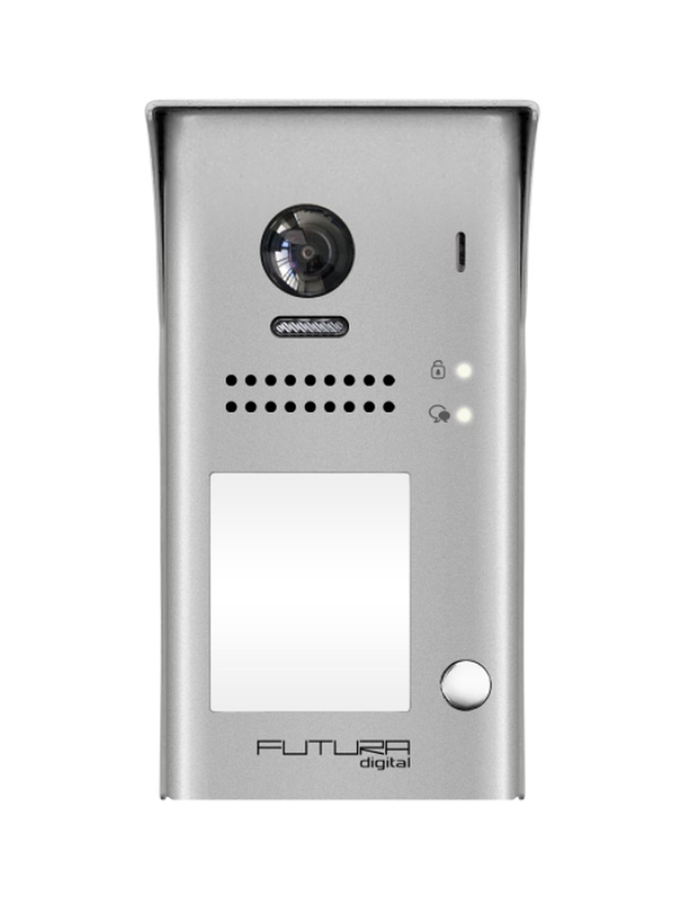 FUTURA VDT – 607C/S1 felületre szerelhető/1050-s látószög/1 lakásos/színes videó kaputelefon kamera egység