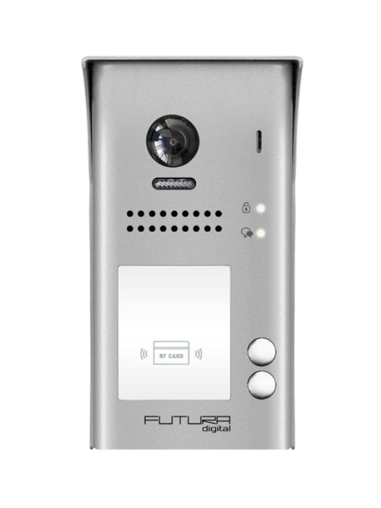 FUTURA VDT-607/ID/S2 2.0 MP/1700-s látószög/2 lakásos/színes videó kaputelefon kamera egység