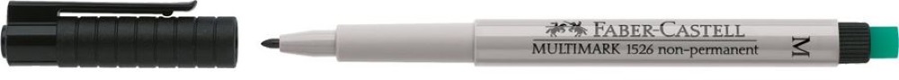 Faber-Castell 152699 non-permanent M fekete rostirón