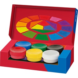 Faber-Castell 6db-os 6x20ml tégelyes tempera készlet