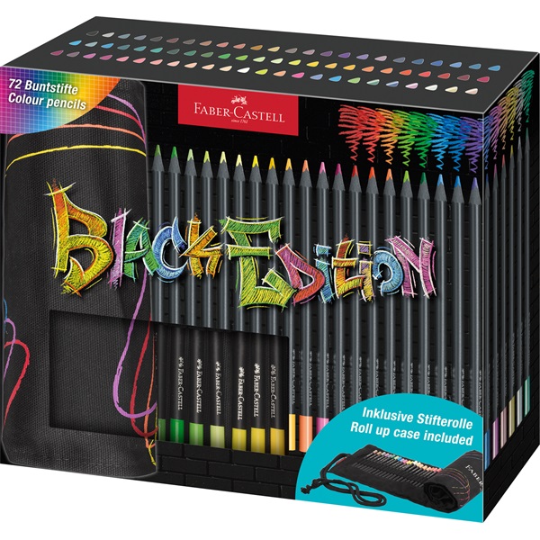 Faber-Castell Black Edition 72 db háromszögletű színes ceruza készlet