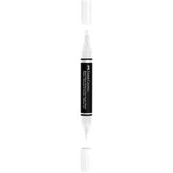 Faber-Castell Black Edition Shake&Paint fehér kétvégű akrilfilctoll