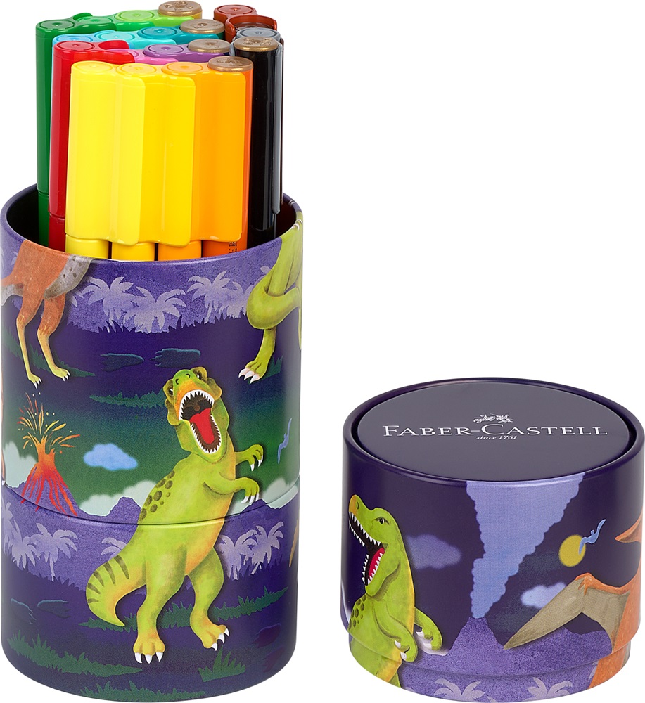 Faber-Castell Connector Dinoszaurusz 20 db filctoll készlet