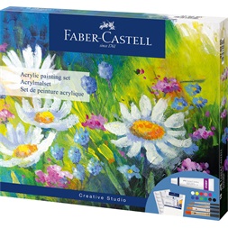 Faber-Castell Creative Studio 18 db akril festőkészlet