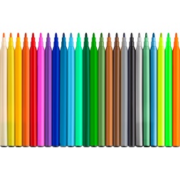Faber-Castell Dinoszaurusz 18+6 db filctoll készlet, matricával
