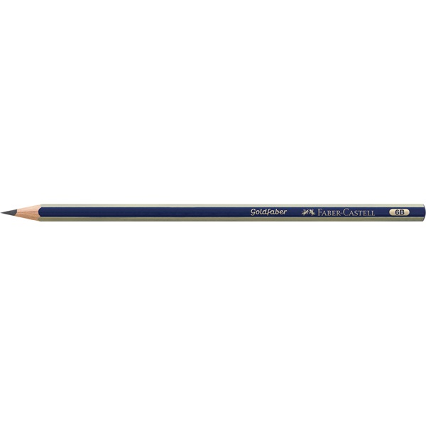 Faber-Castell Goldfaber 1221 hatszögletű 6B grafitceruza