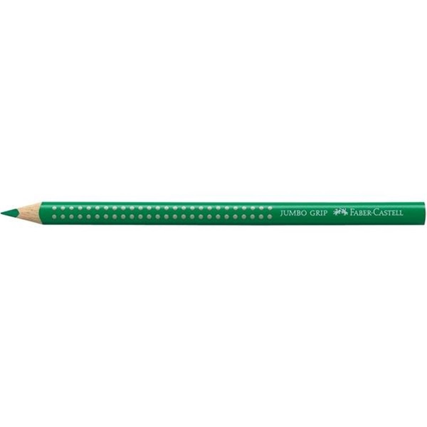 Faber-Castell Grip Jumbo háromszögletű zöld színes ceruza