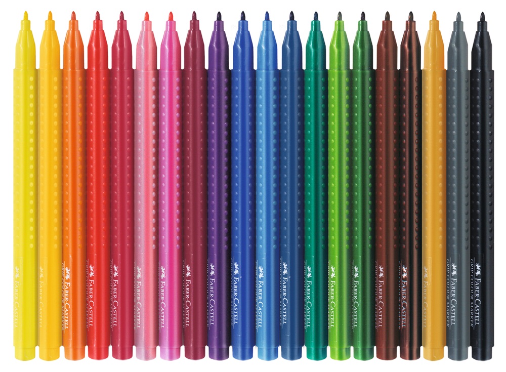 Faber-Castell Grip 20 db színes rostirón készlet