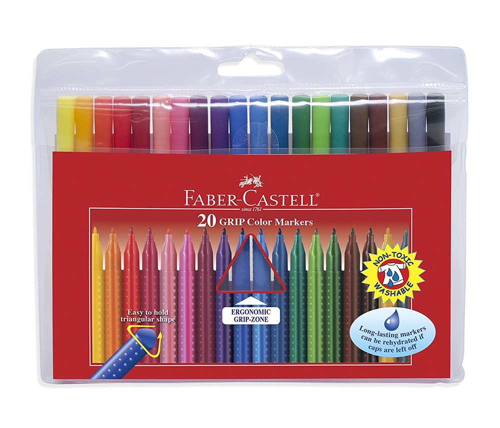 Faber-Castell Grip 20 db színes rostirón készlet