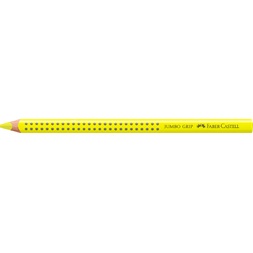 Faber-Castell Grip Jumbo háromszögletű citromsárga színes ceruza