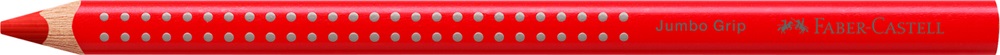Faber-Castell Grip Jumbo háromszögletű eperpiros színes ceruza