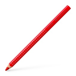 Faber-Castell Grip Jumbo háromszögletű eperpiros színes ceruza