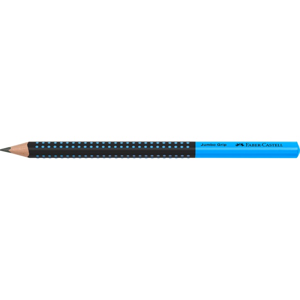 Faber-Castell Grip Jumbo háromszögletű kéttónusú fekete/kék HB grafitceruza
