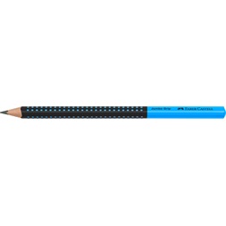 Faber-Castell Grip Jumbo háromszögletű kéttónusú fekete/kék HB grafitceruza
