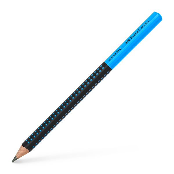 Faber-Castell Grip Jumbo háromszögletű kéttónusú fekete/kék HB grafitceruza