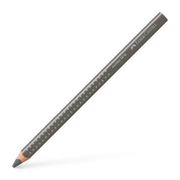 Faber-Castell Grip Jumbo háromszögletű melegszürke színes ceruza