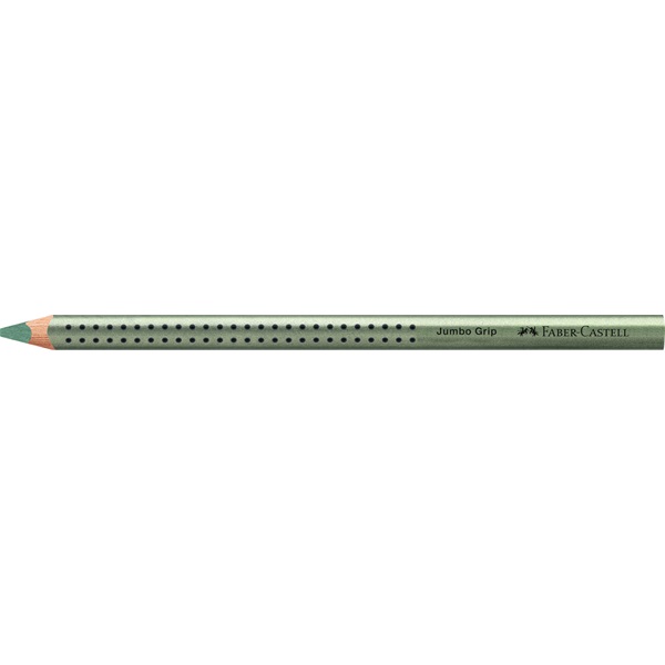Faber-Castell Grip Jumbo háromszögletű metál zöld színes ceruza