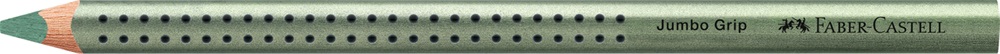 Faber-Castell Grip Jumbo háromszögletű metál zöld színes ceruza