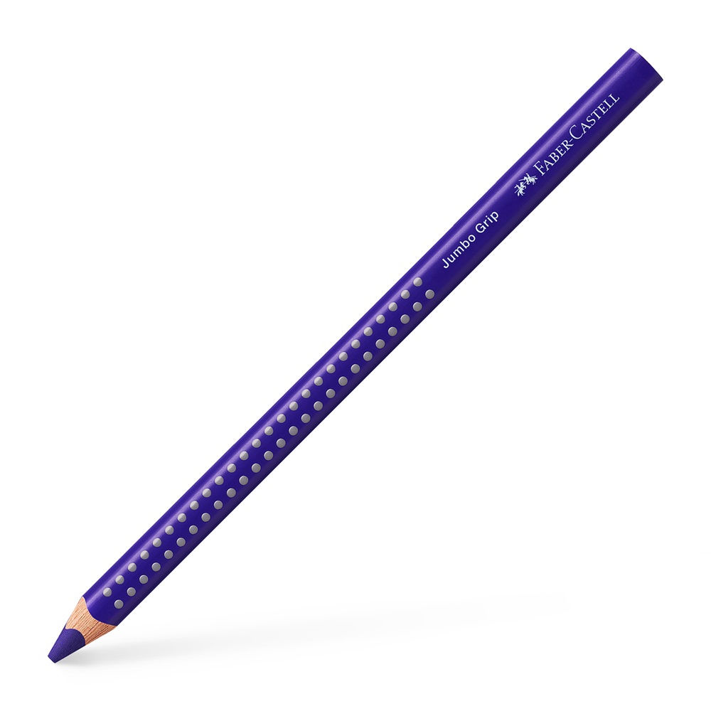 Faber-Castell Grip Jumbo háromszögletű szilvakék színes ceruza