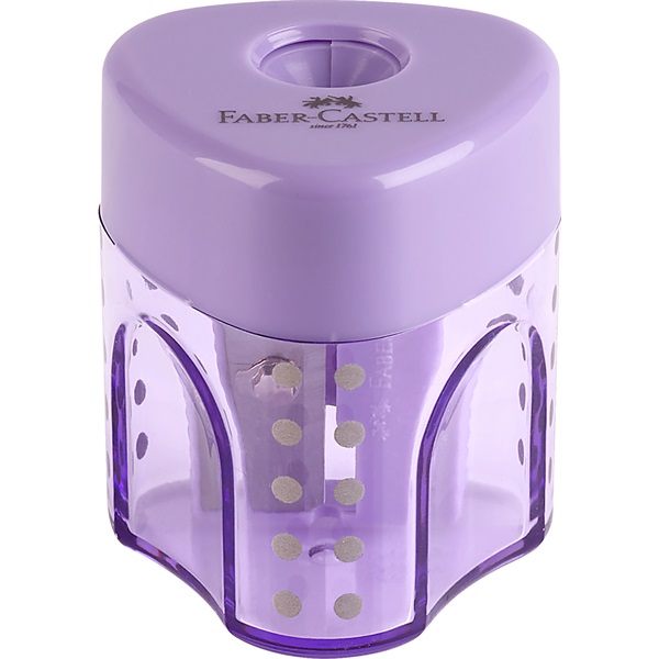 Faber-Castell Grip egylyukú mini tartályos pasztell szín hegyező