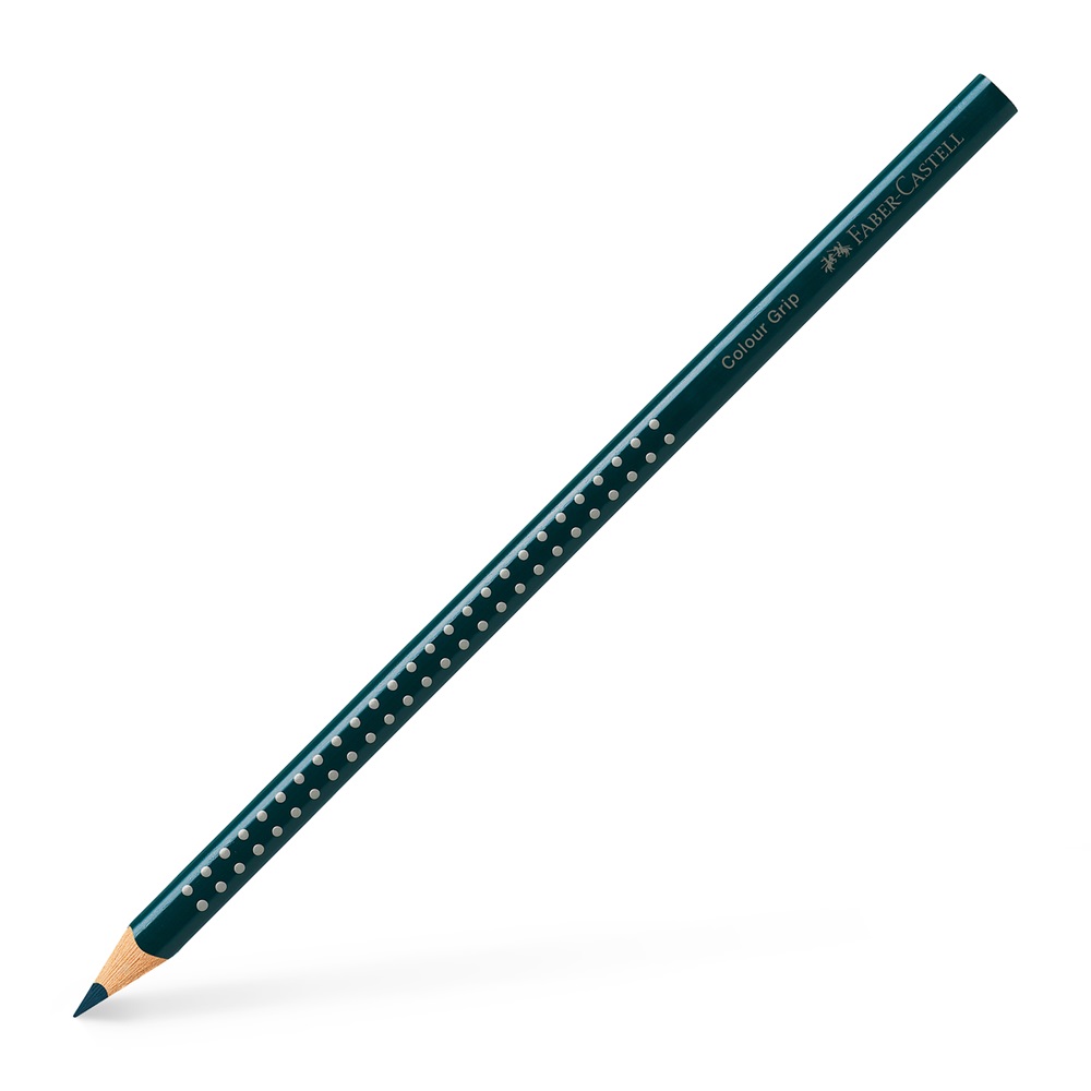 Faber-Castell Grip háromszögletű fenyőzöld színes ceruza