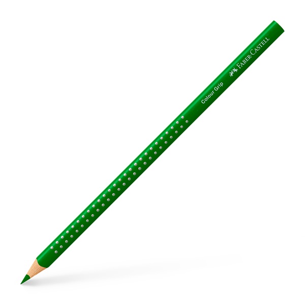 Faber-Castell Grip háromszögletű fűzöld színes ceruza