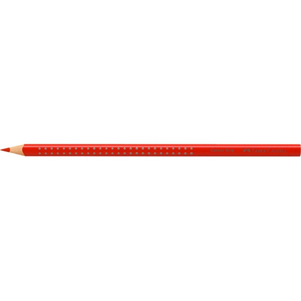 Faber-Castell Grip háromszögletű hajnalpiros színes ceruza