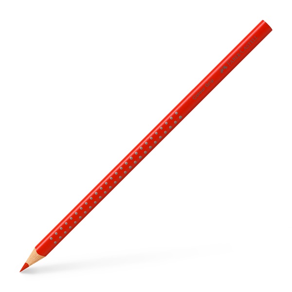 Faber-Castell Grip háromszögletű hajnalpiros színes ceruza