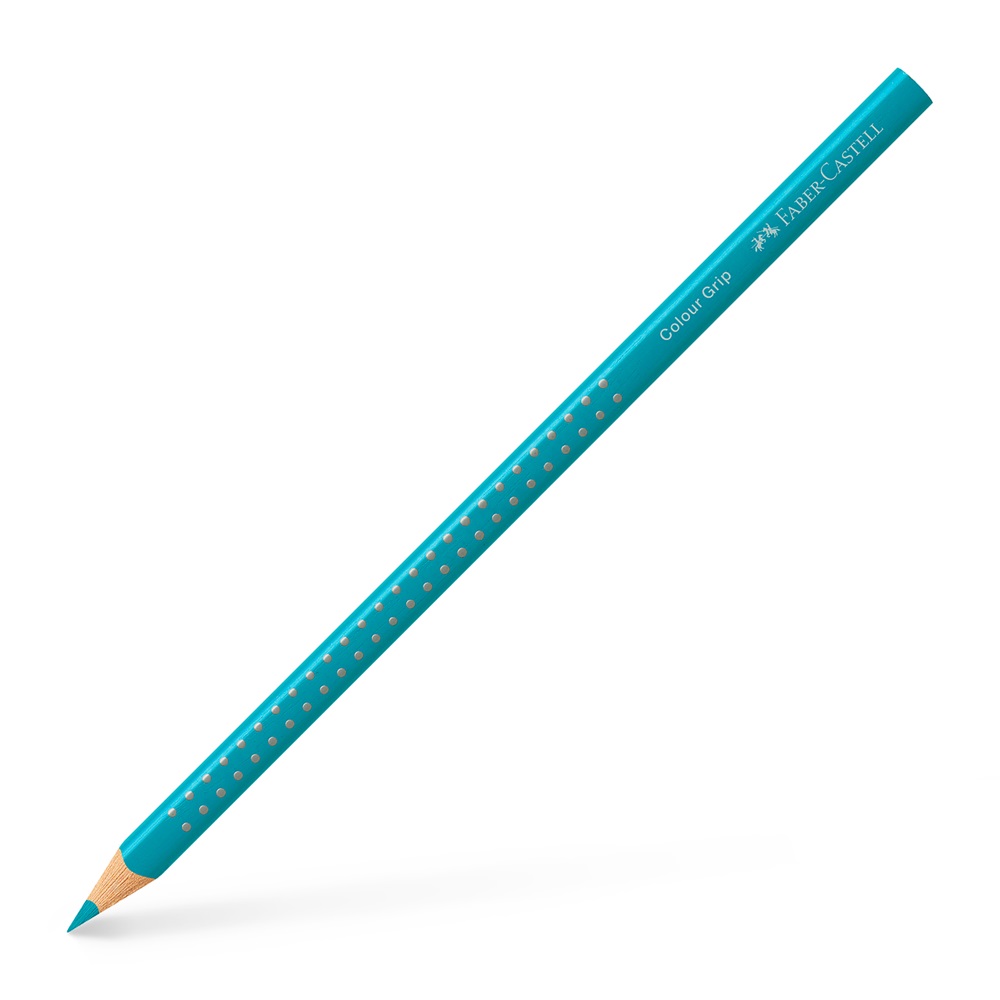 Faber-Castell Grip háromszögletű jáde-zöld színes ceruza