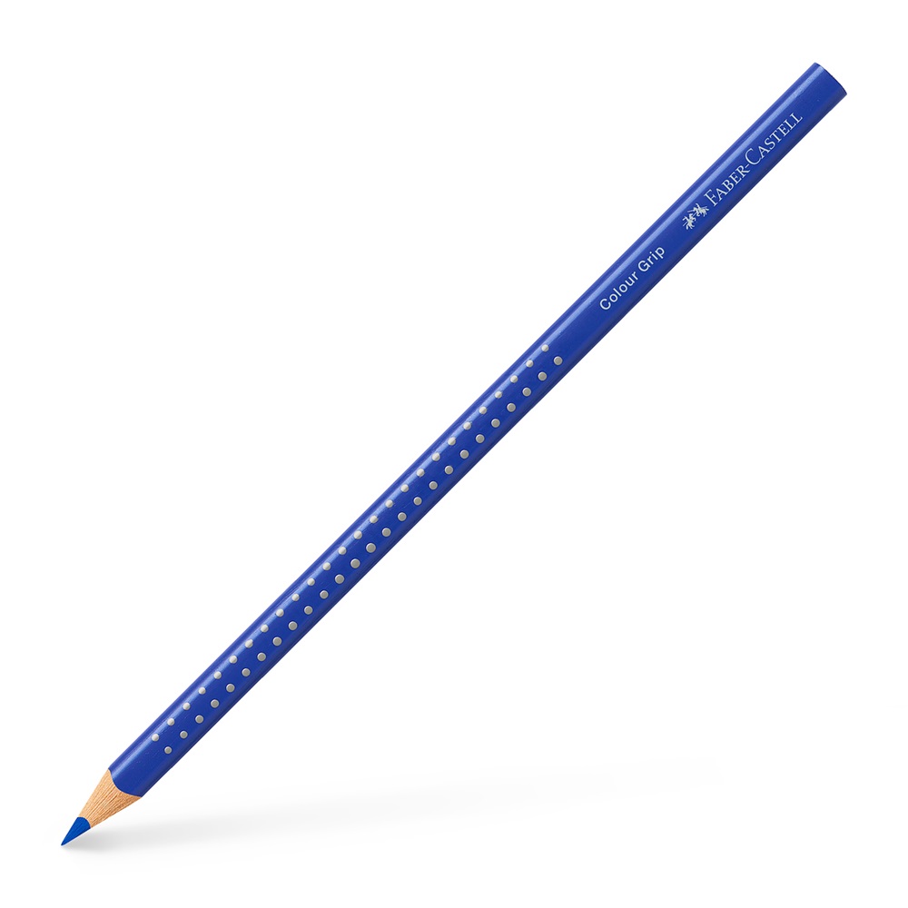 Faber-Castell Grip háromszögletű királykék színes ceruza