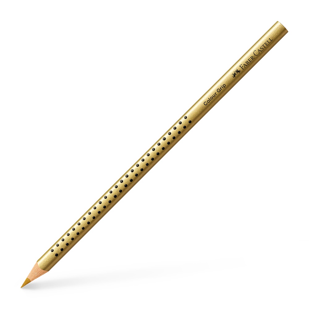 Faber-Castell Grip háromszögletű metál arany színes ceruza