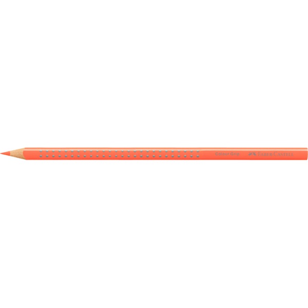 Faber-Castell Grip háromszögletű neon narancs színes ceruza