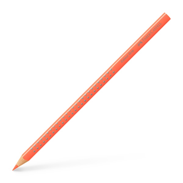 Faber-Castell Grip háromszögletű neon narancs színes ceruza