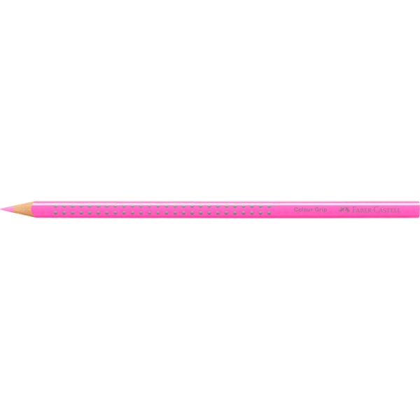 Faber-Castell Grip háromszögletű neon rózsaszín színes ceruza