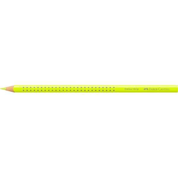 Faber-Castell Grip háromszögletű neon sárga színes ceruza