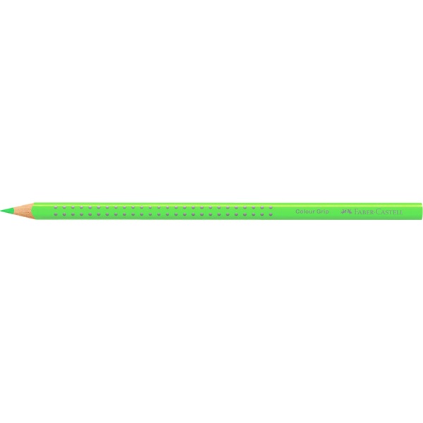 Faber-Castell Grip háromszögletű neon zöld színes ceruza