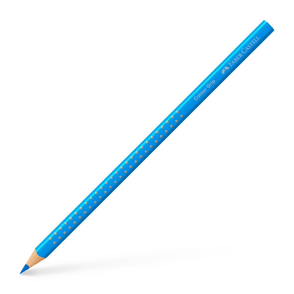 Faber-Castell Grip háromszögletű neonkék színes ceruza