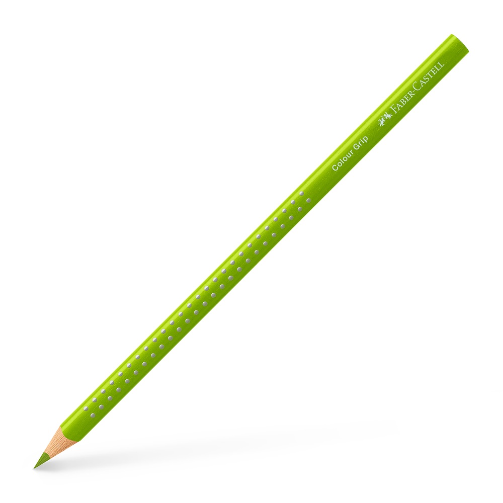 Faber-Castell Grip háromszögletű pisztáciazöld színes ceruza