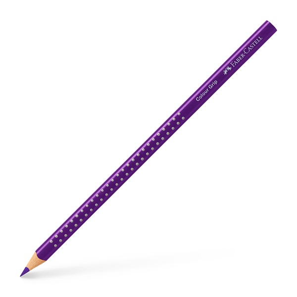 Faber-Castell Grip háromszögletű szőlőlila színes ceruza