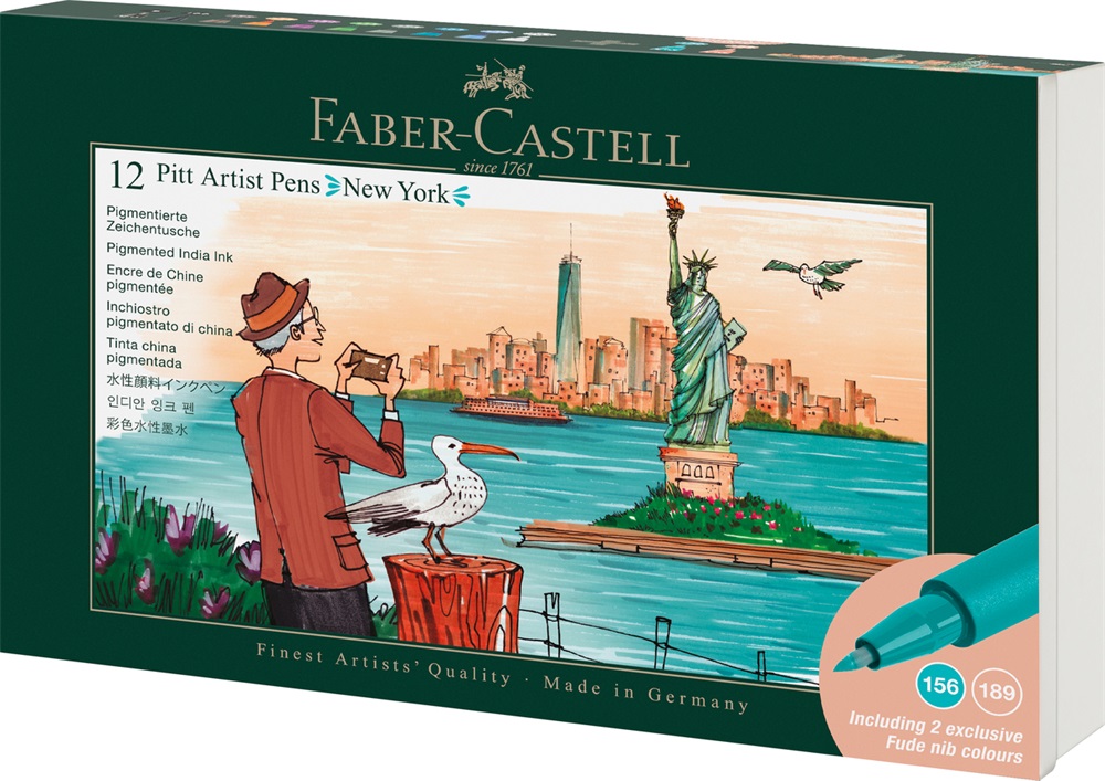 Faber-Castell New York 12 db-os művészfilctoll készlet